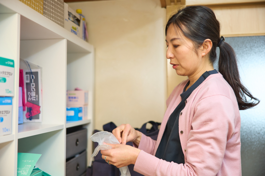 看護師さん作業風景